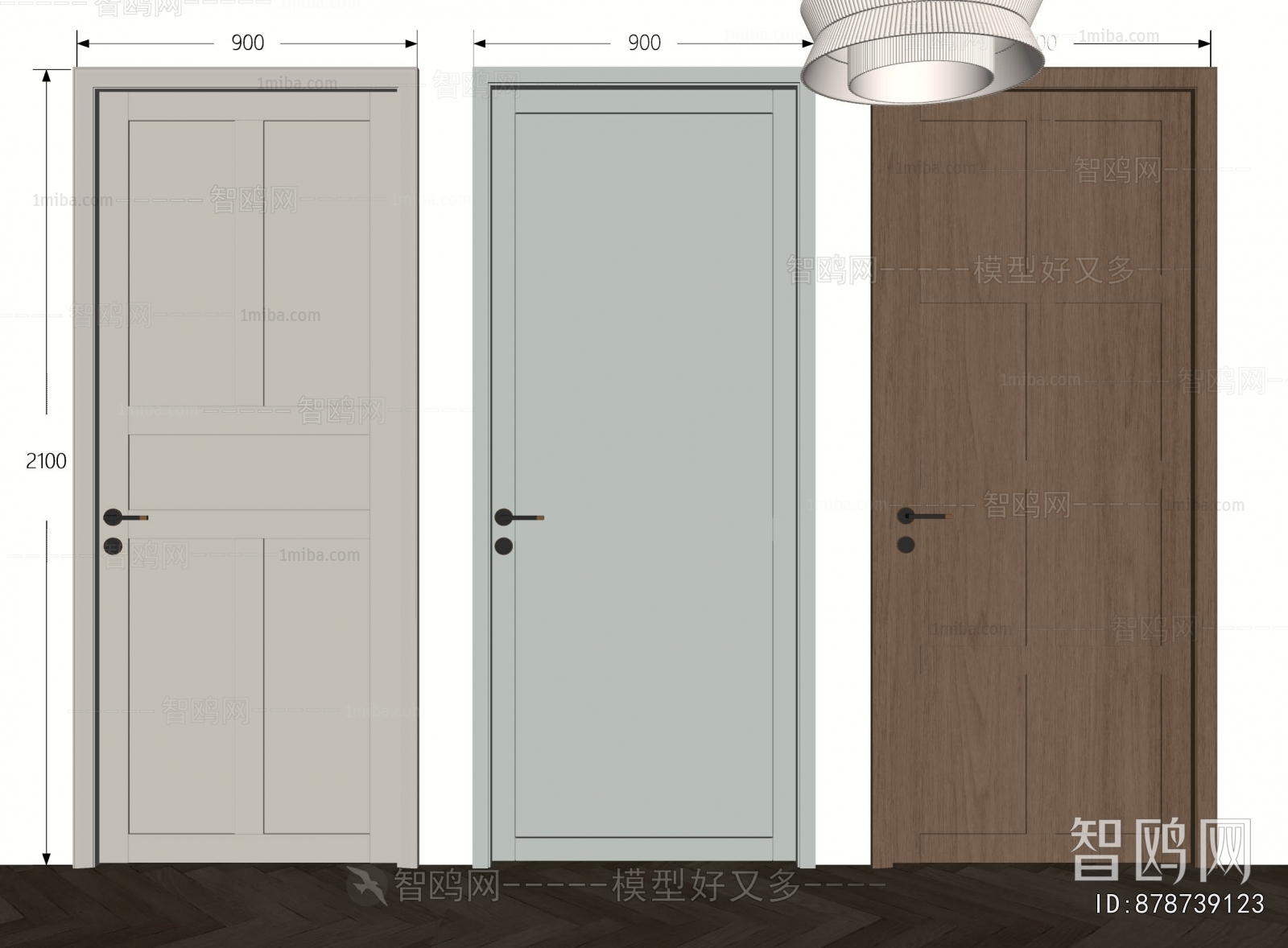 Nordic Style Single Door