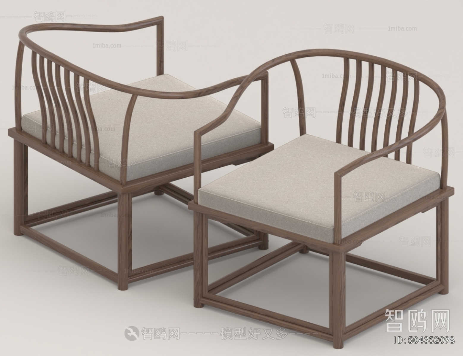 New Chinese Style Lounge Chair