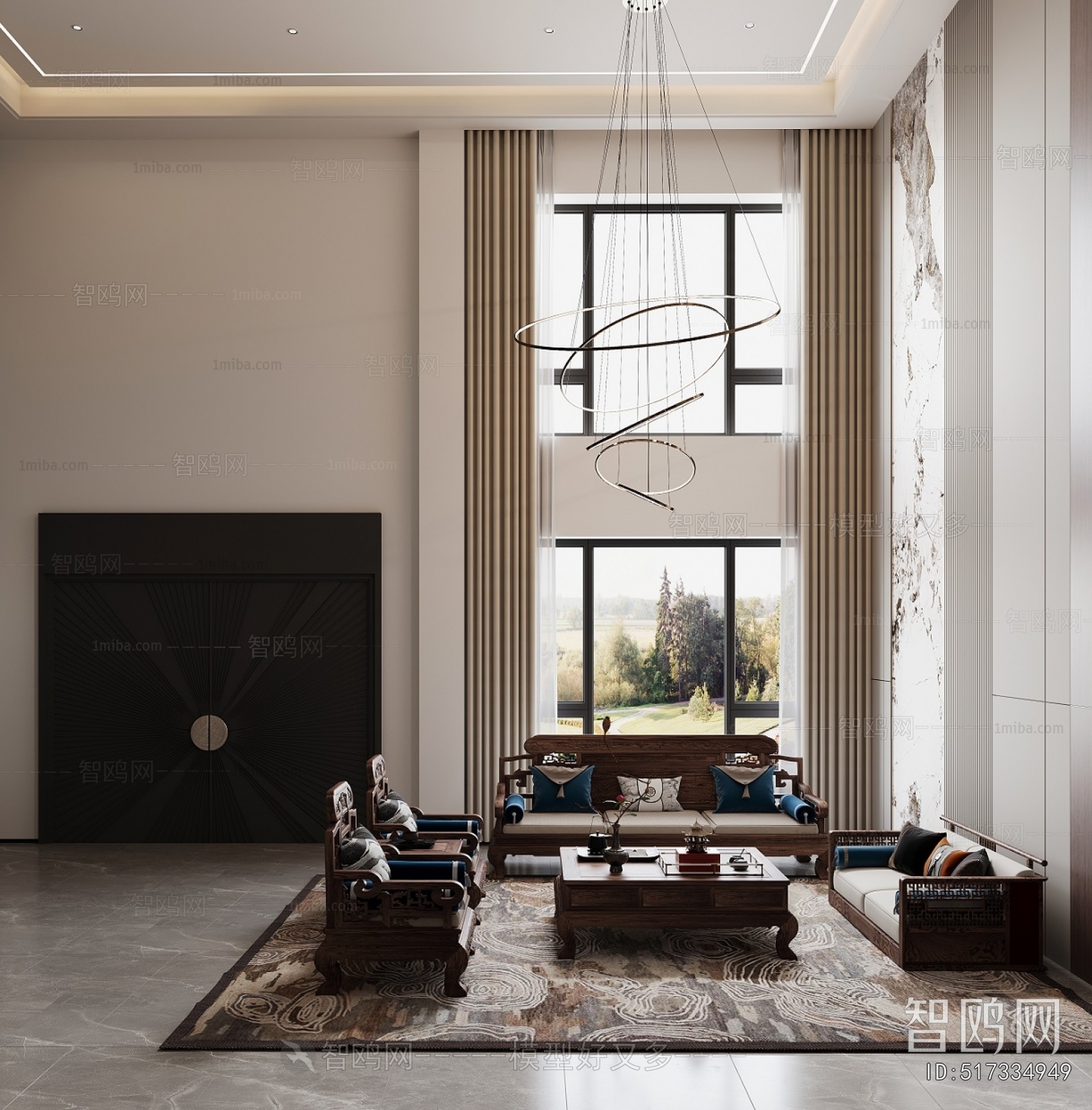 Chinese Style A Living Room