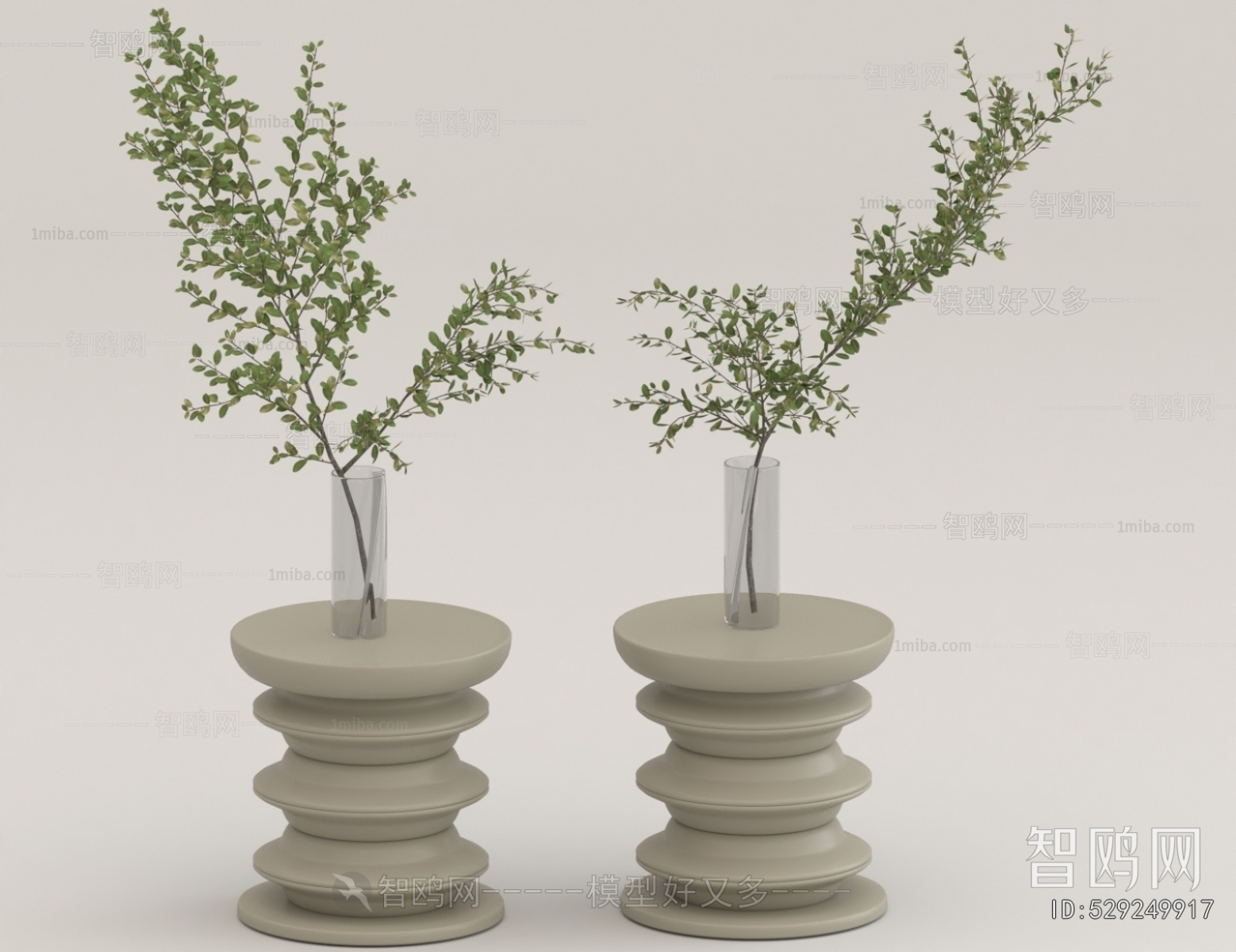 Modern Aquatic Green Plant