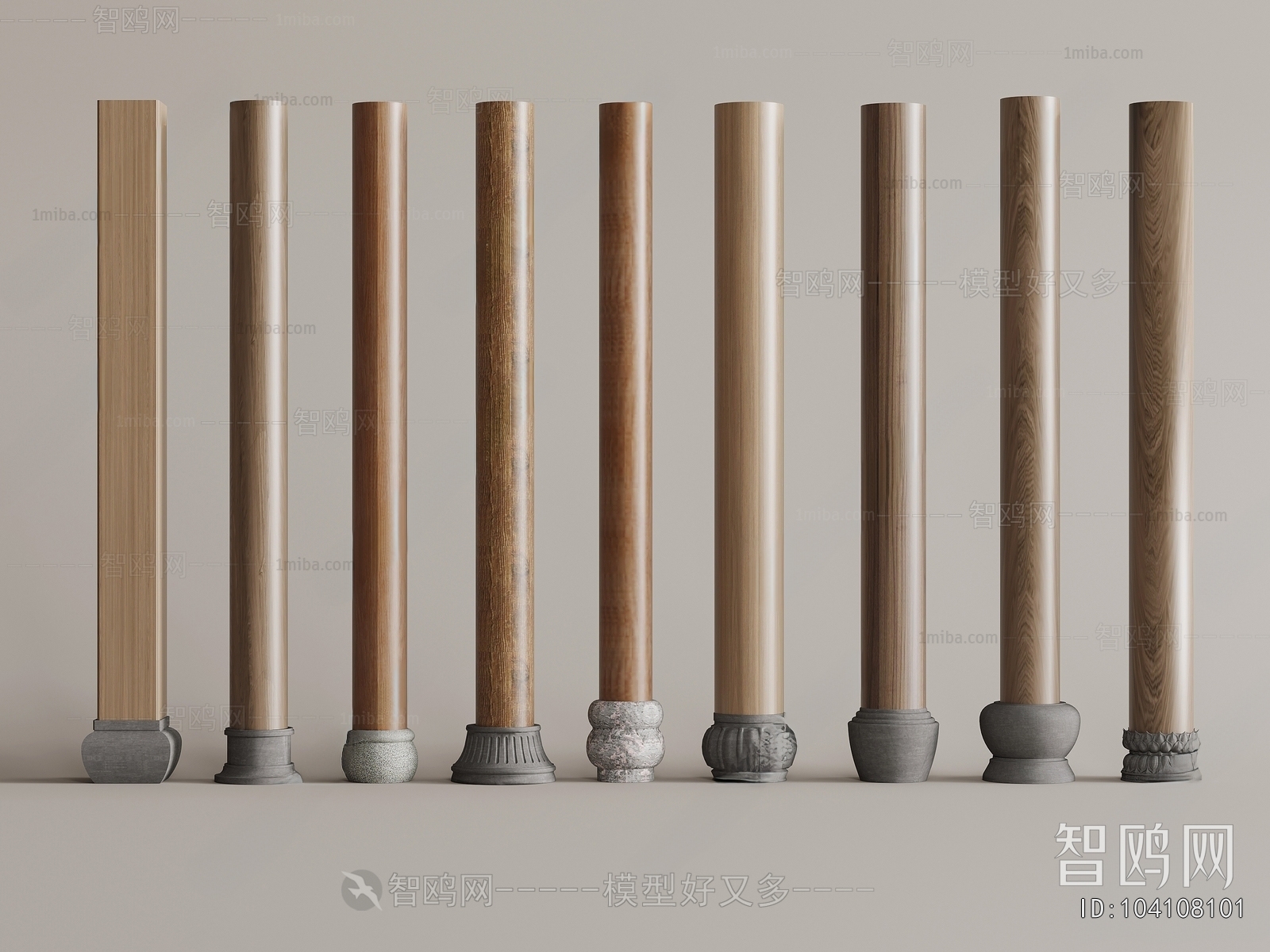 Chinese Style Column