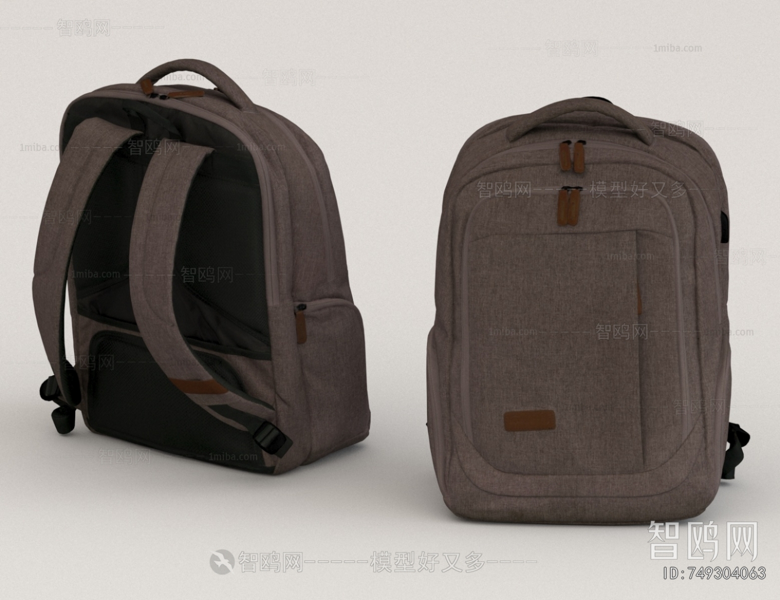 Modern Backpack And Backpack