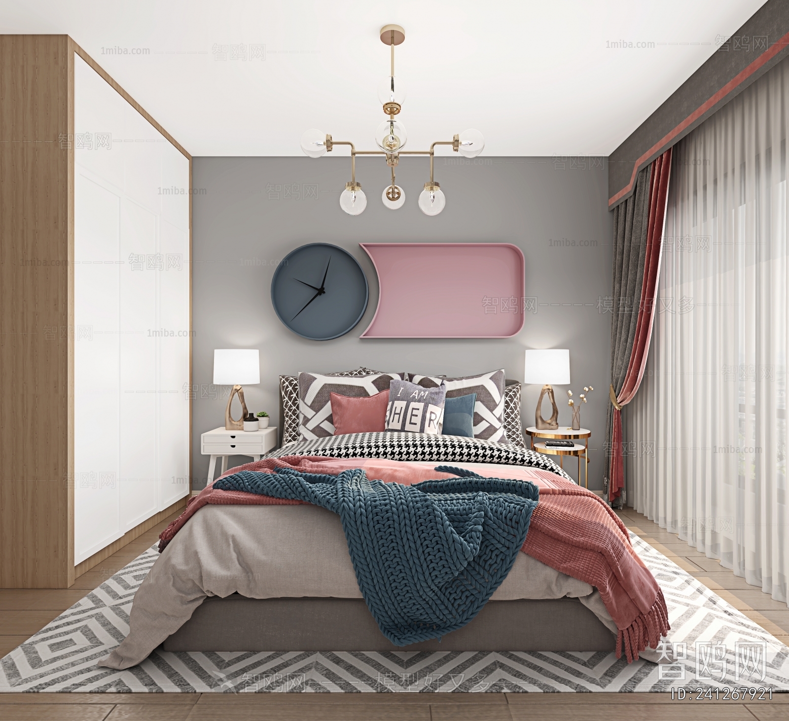 New Chinese Style Bedroom