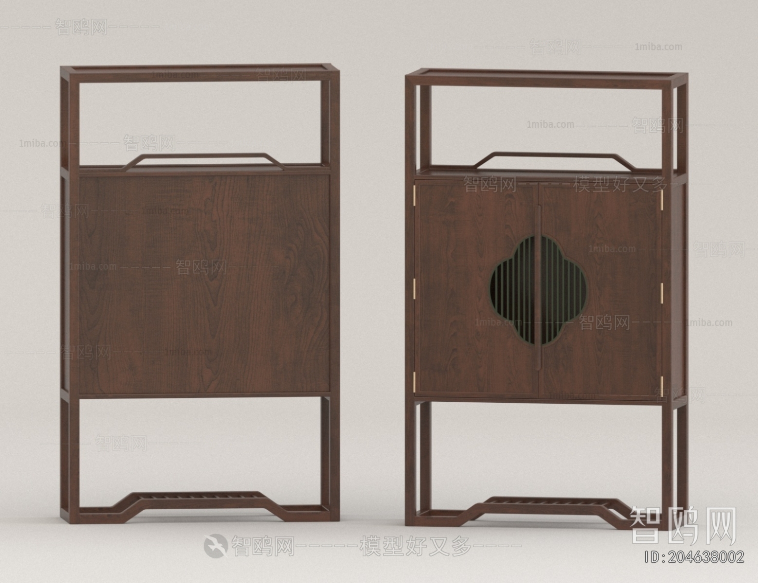 New Chinese Style Side Cabinet