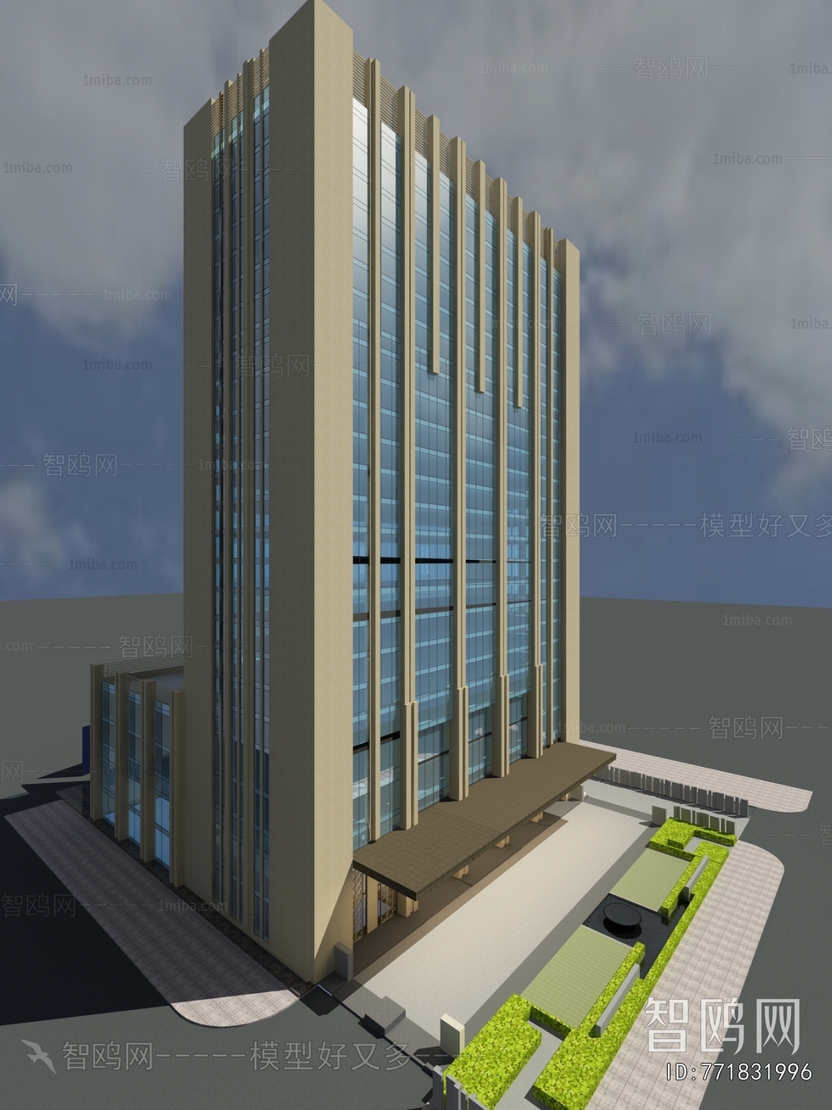 Modern Appearance Of Commercial Building