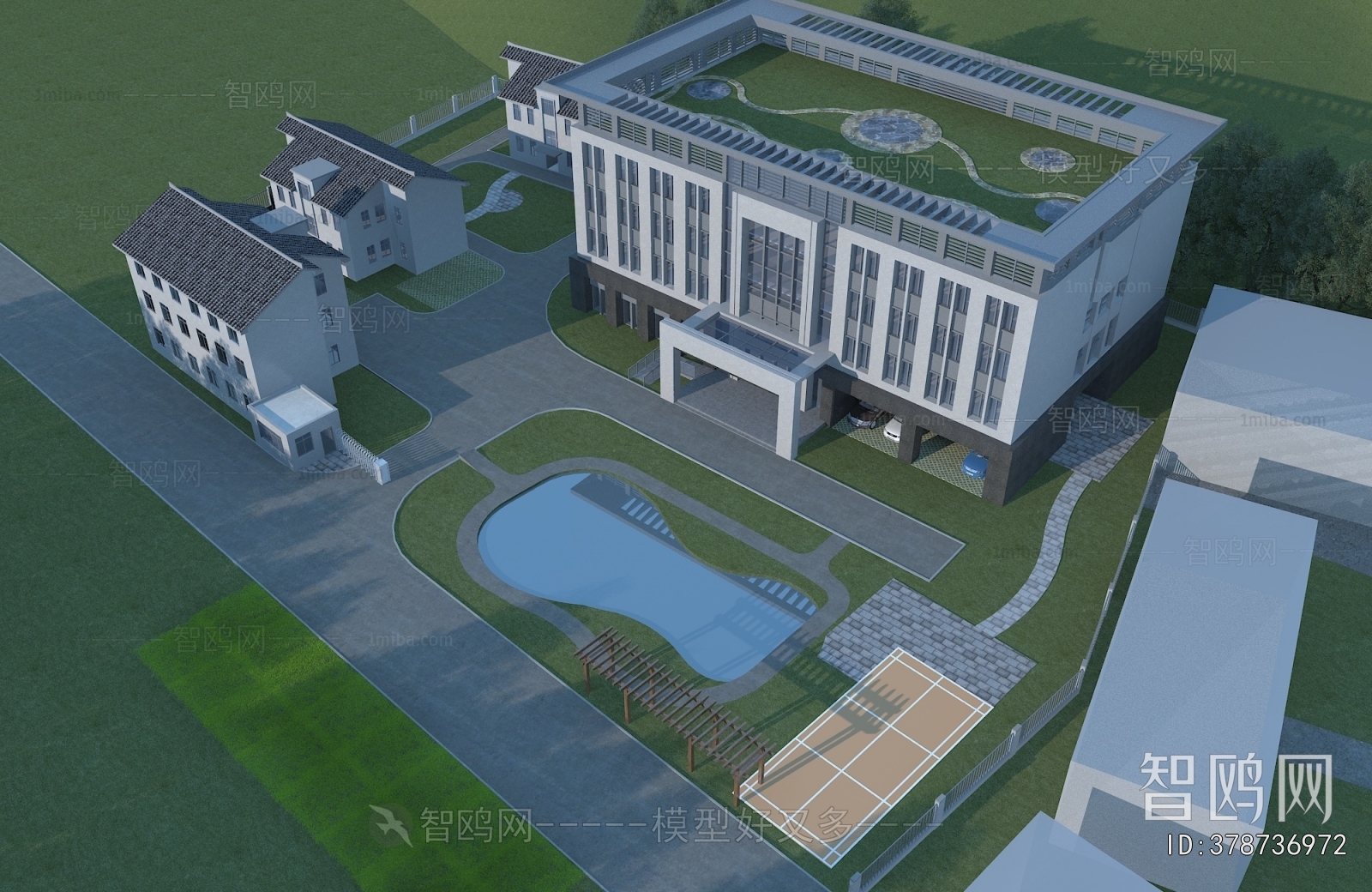 Modern Appearance Of Commercial Building