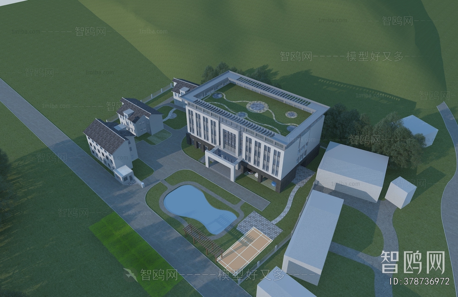 Modern Appearance Of Commercial Building