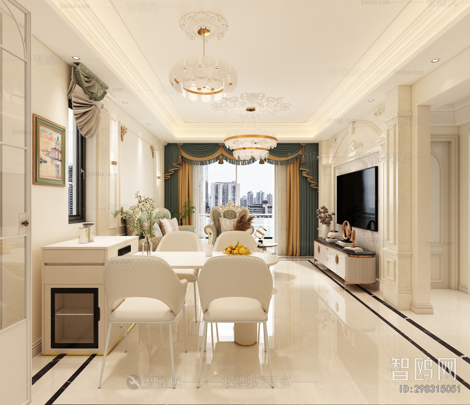 French Style A Living Room