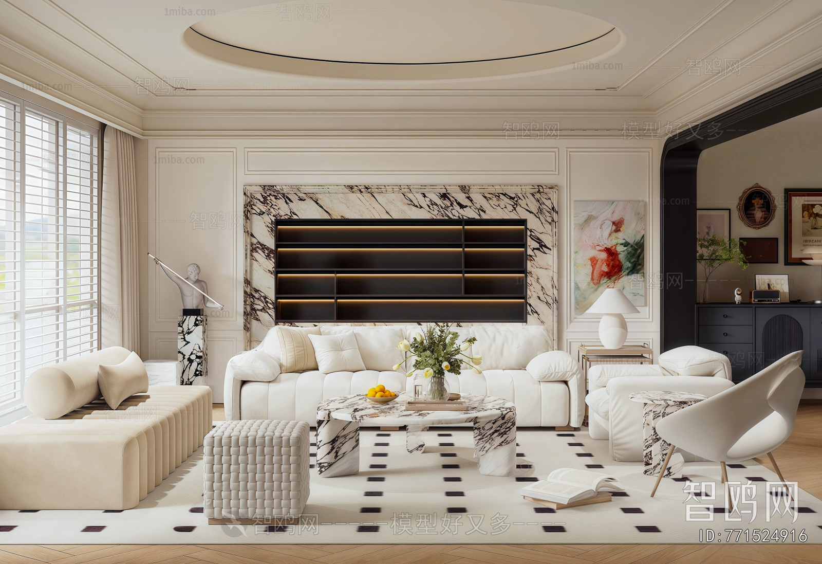 French Style A Living Room