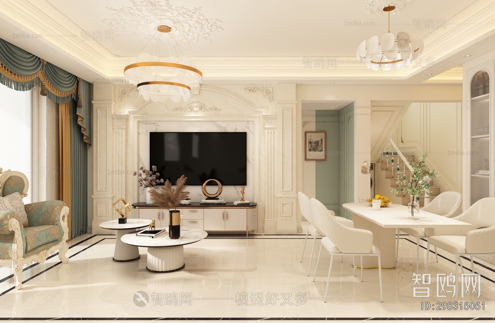 French Style A Living Room