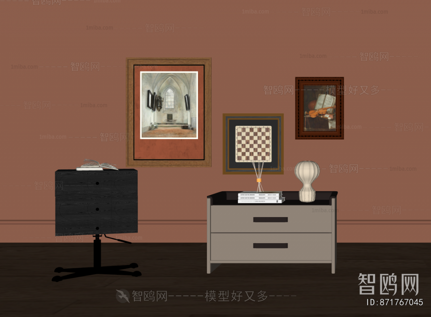 Modern Bedside Cupboard