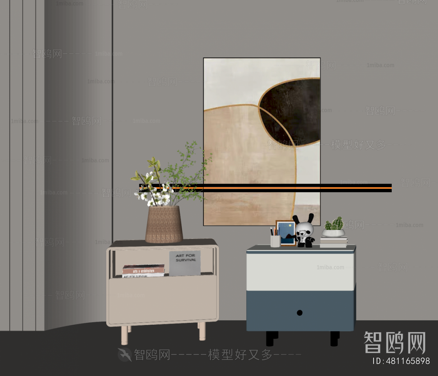 Modern Bedside Cupboard