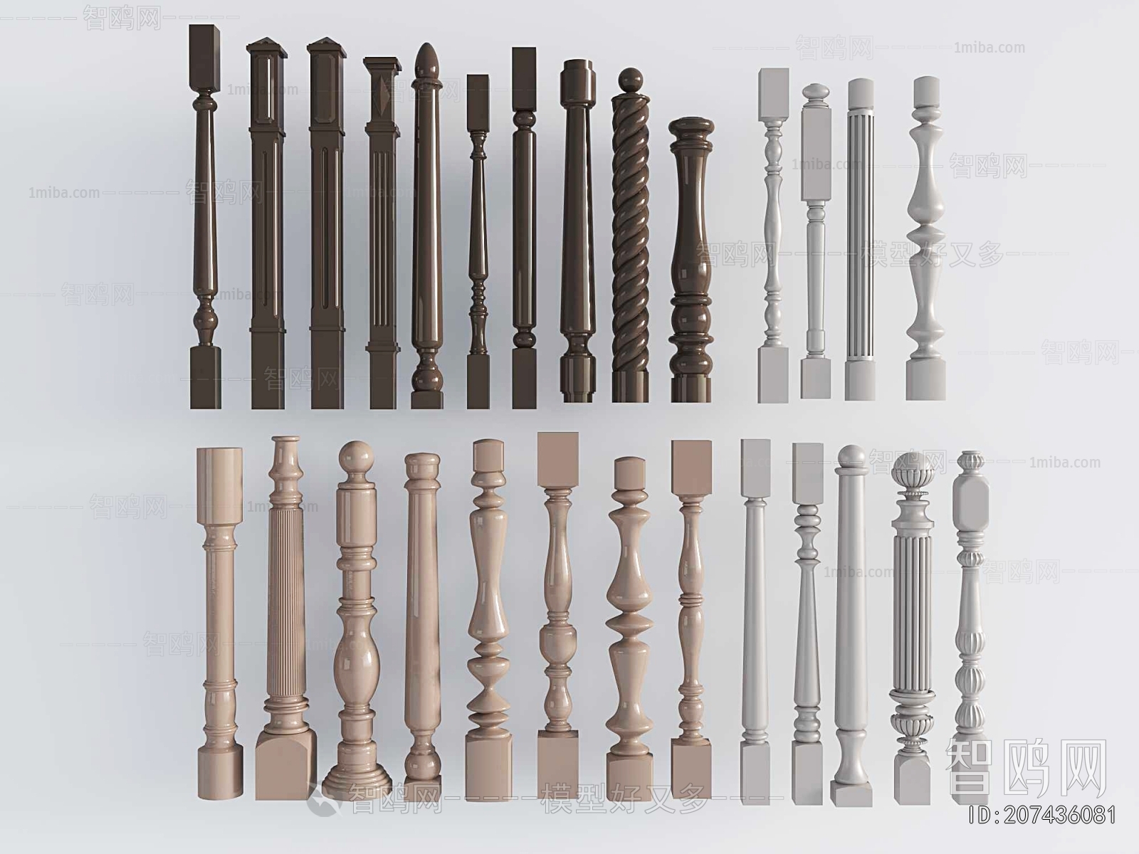 Simple European Style Column