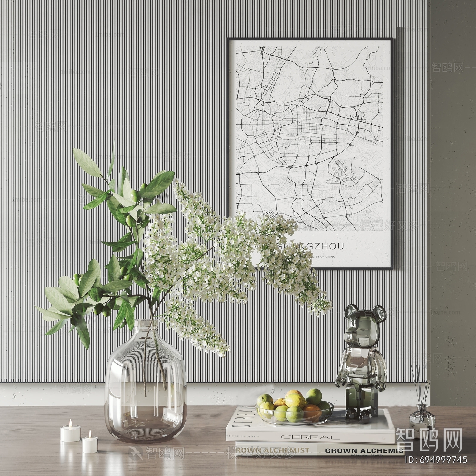 Modern Aquatic Green Plant