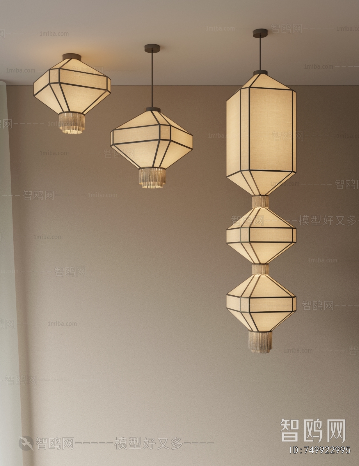 New Chinese Style Floor Lamp