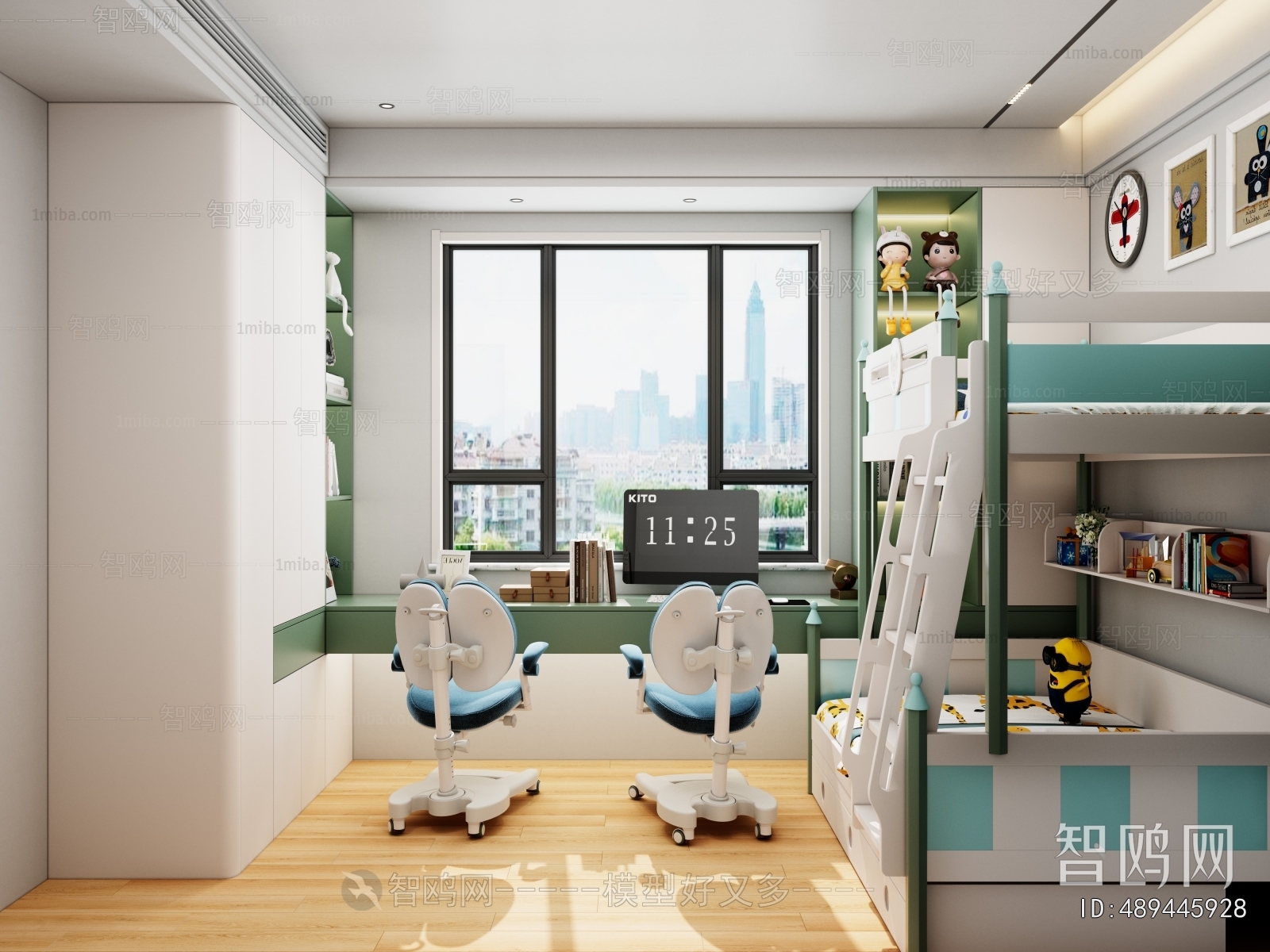 Modern Boy's Room And Son's Room