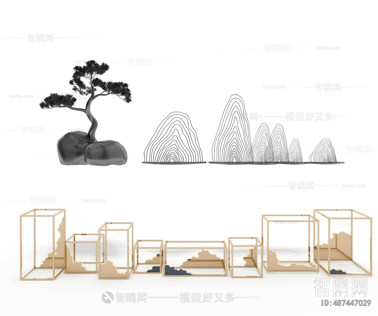 New Chinese Style Decorative Set