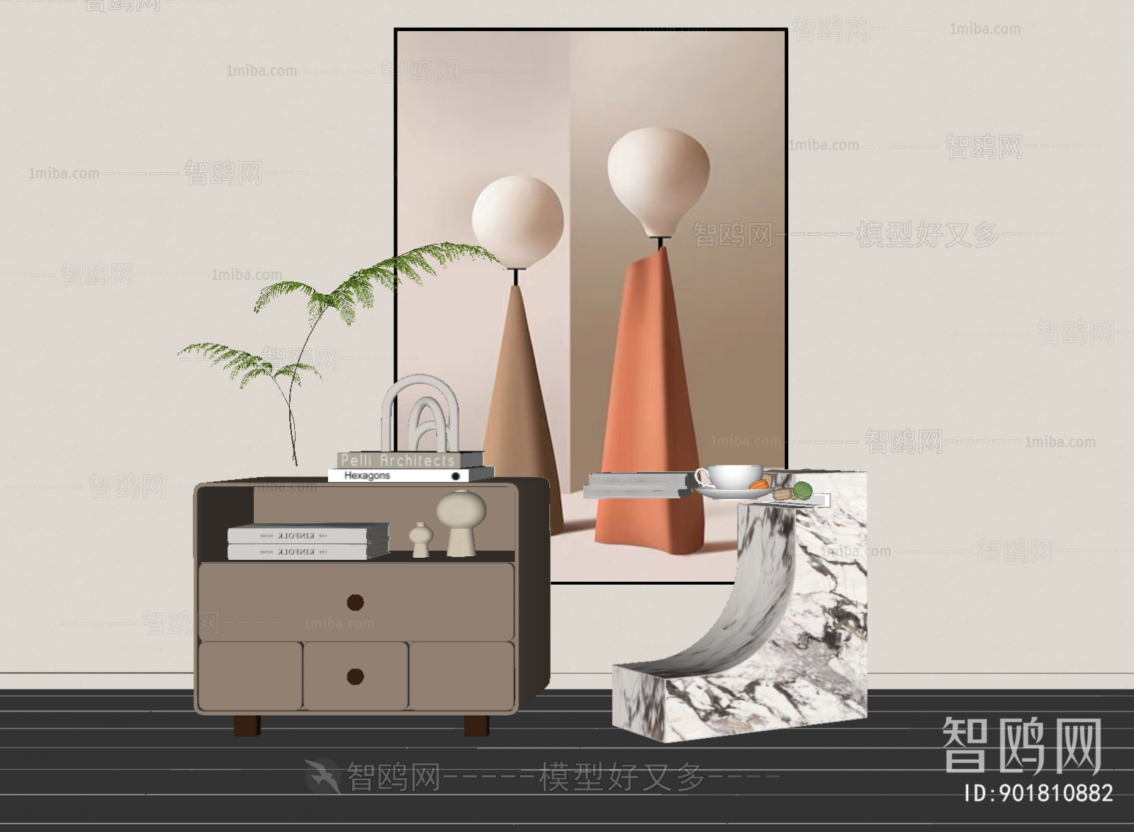 Modern Bedside Cupboard