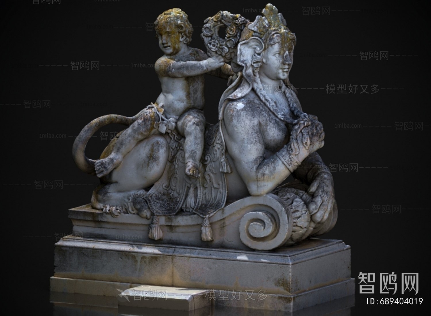 European Style Sculpture Sketch
