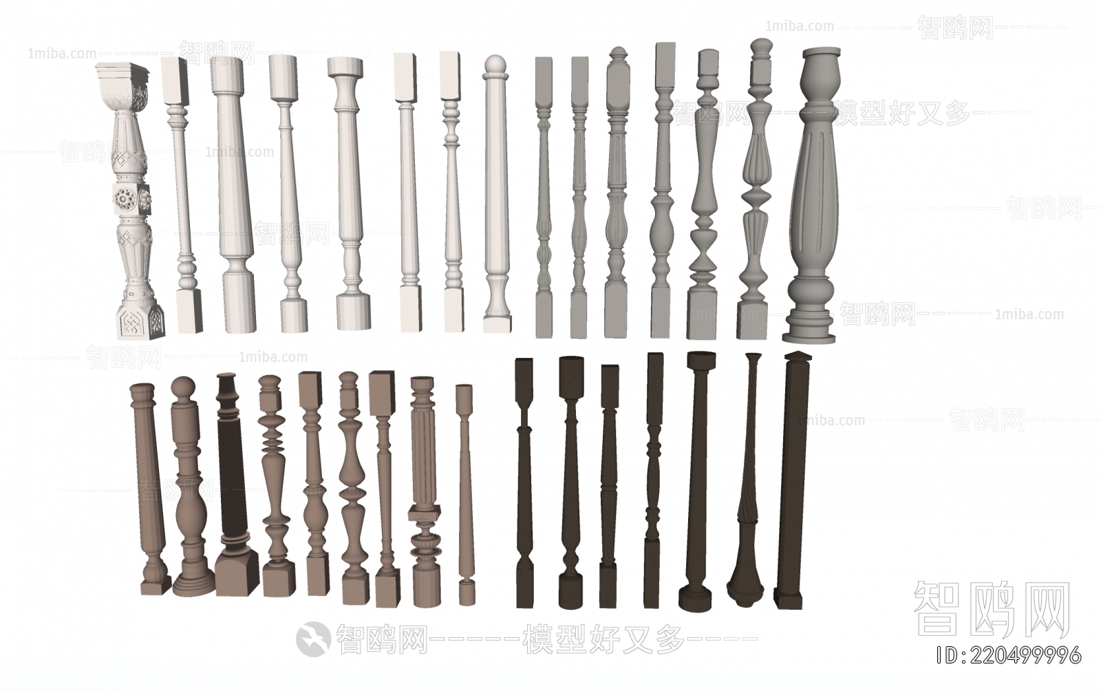 Simple European Style Column