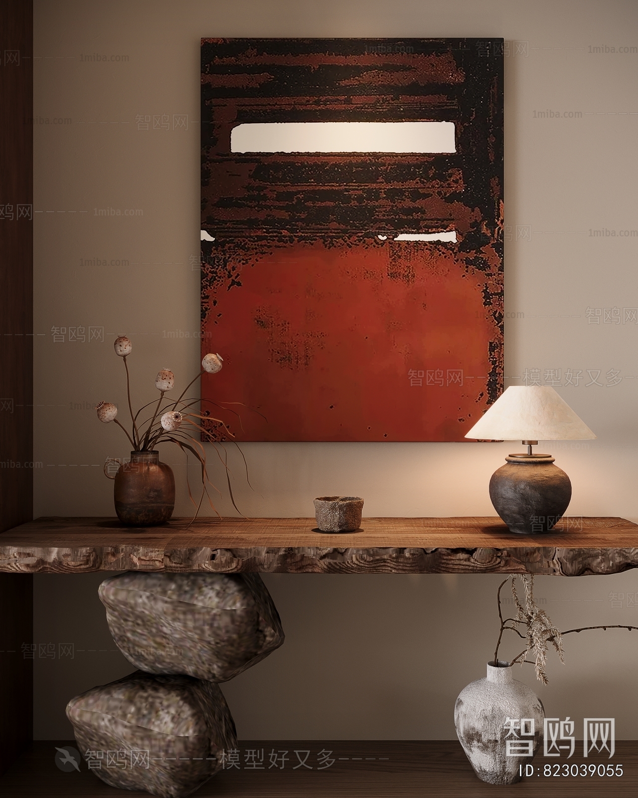 Wabi-sabi Style Painting