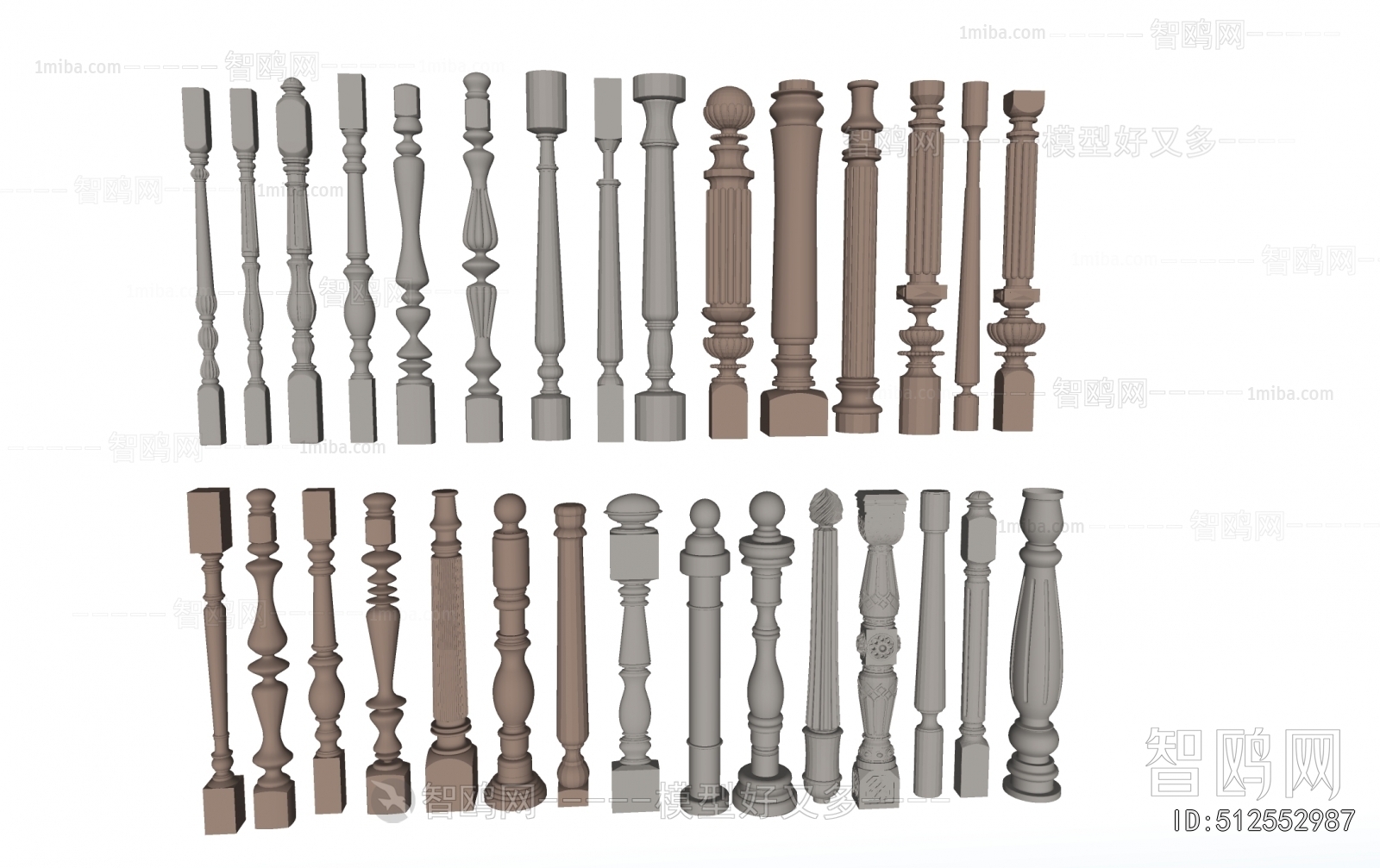 Simple European Style Column