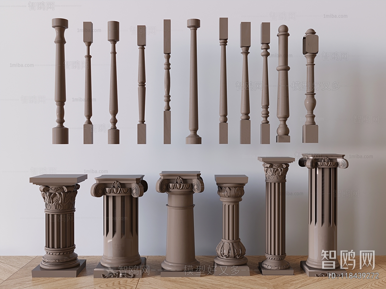 European Style Roman Pillar