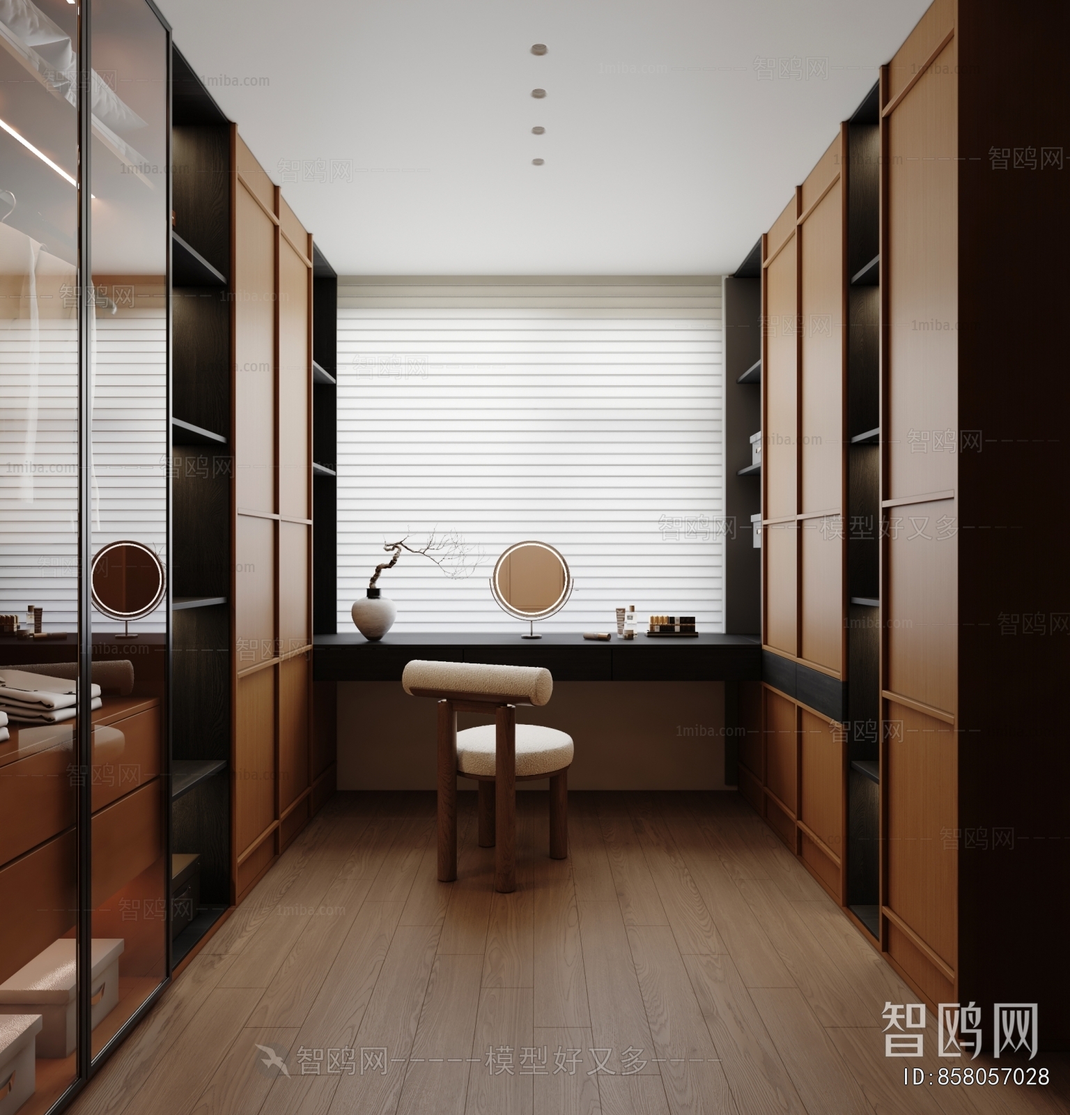 Modern Clothes Storage Area