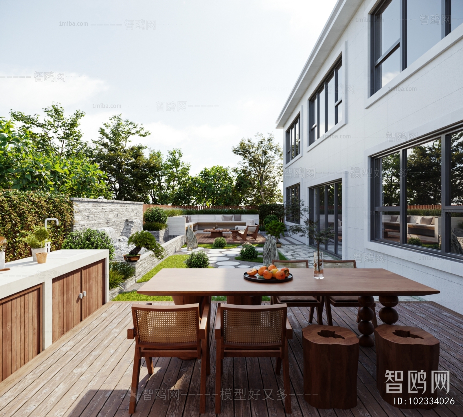 Modern Courtyard/landscape