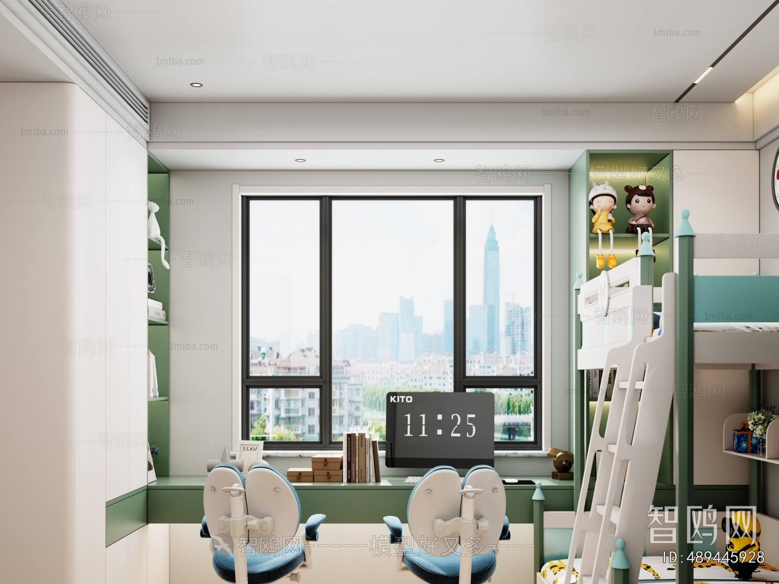 Modern Boy's Room And Son's Room