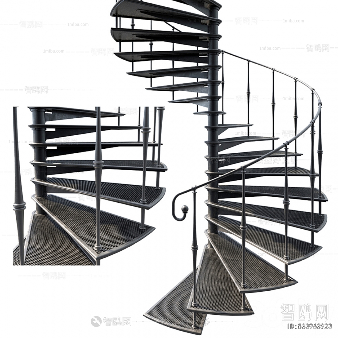 Modern Rotating Staircase