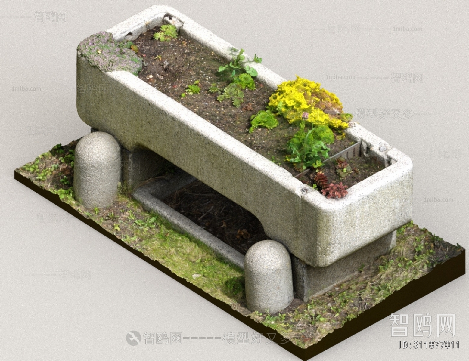 Modern Flower Bed, Flower Bowl, Flower Box