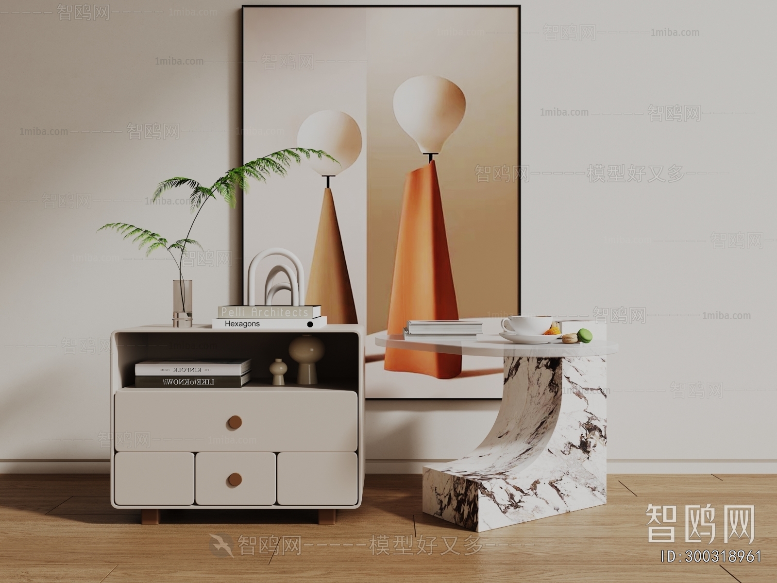 Modern Bedside Cupboard