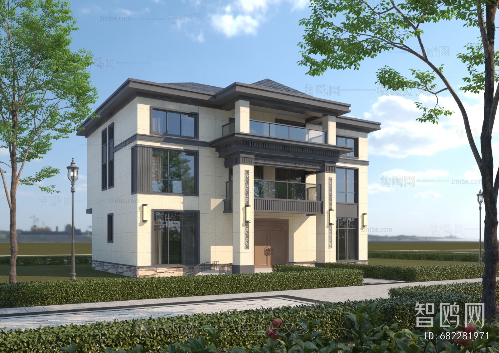Simple European Style Detached Villa