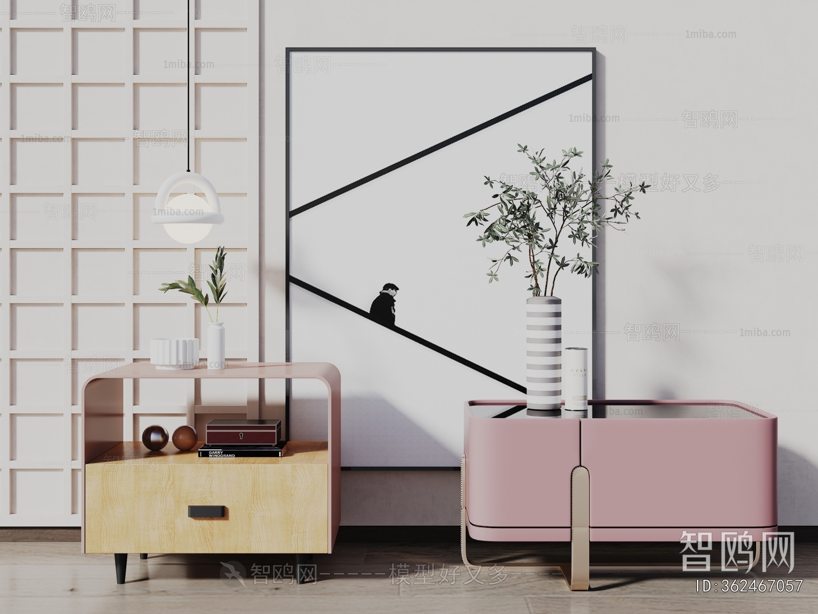 Modern Bedside Cupboard