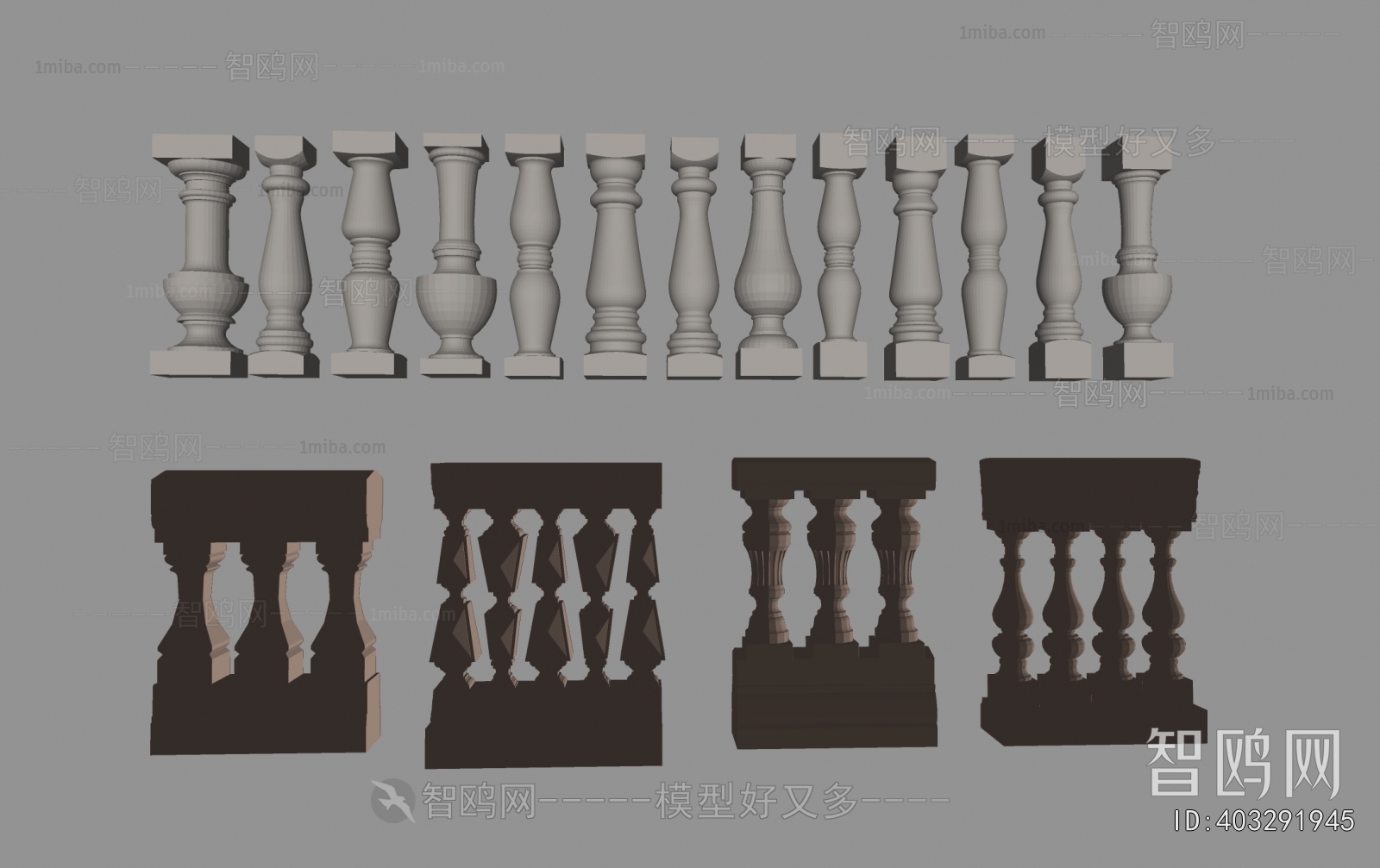 Simple European Style Column