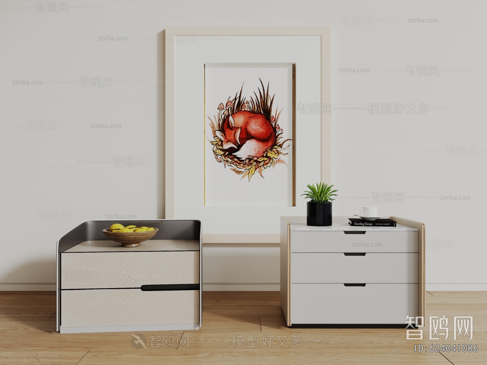 Modern Bedside Cupboard