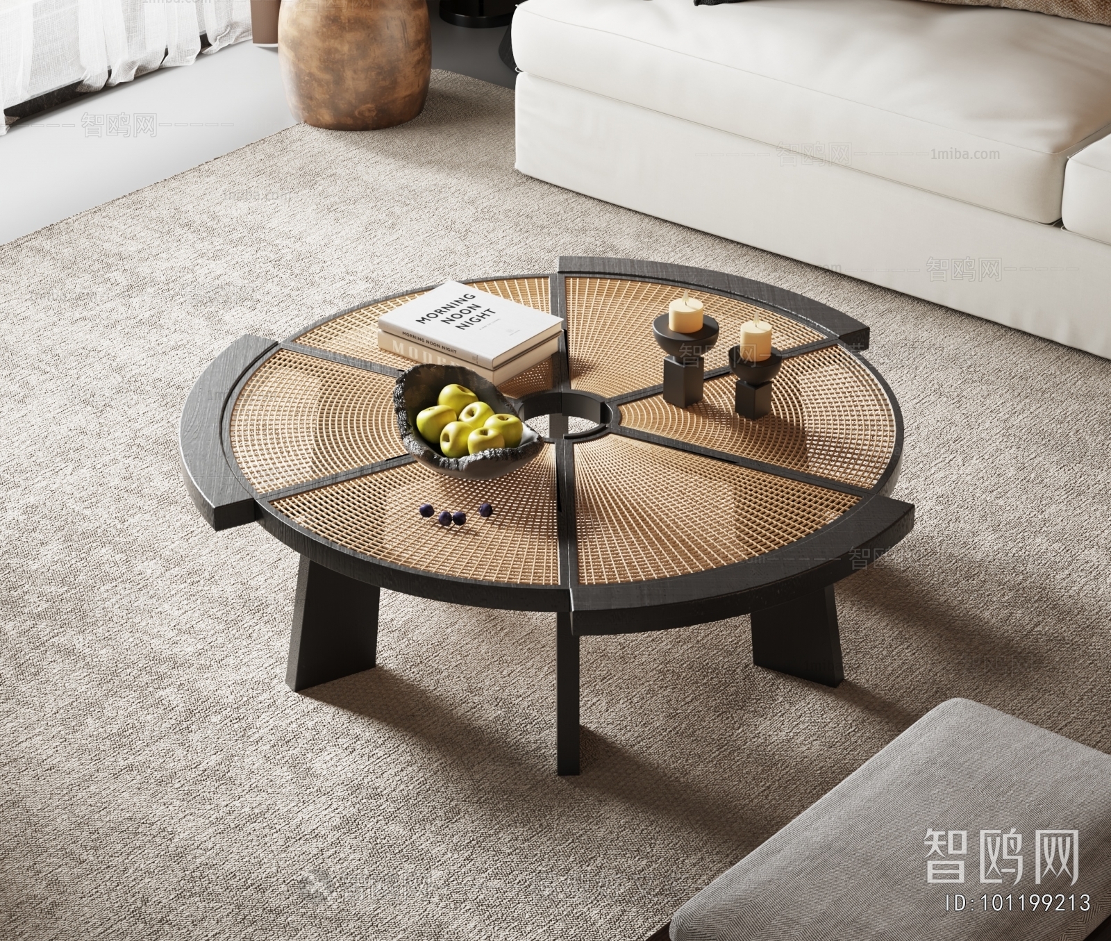 Wabi-sabi Style Coffee Table
