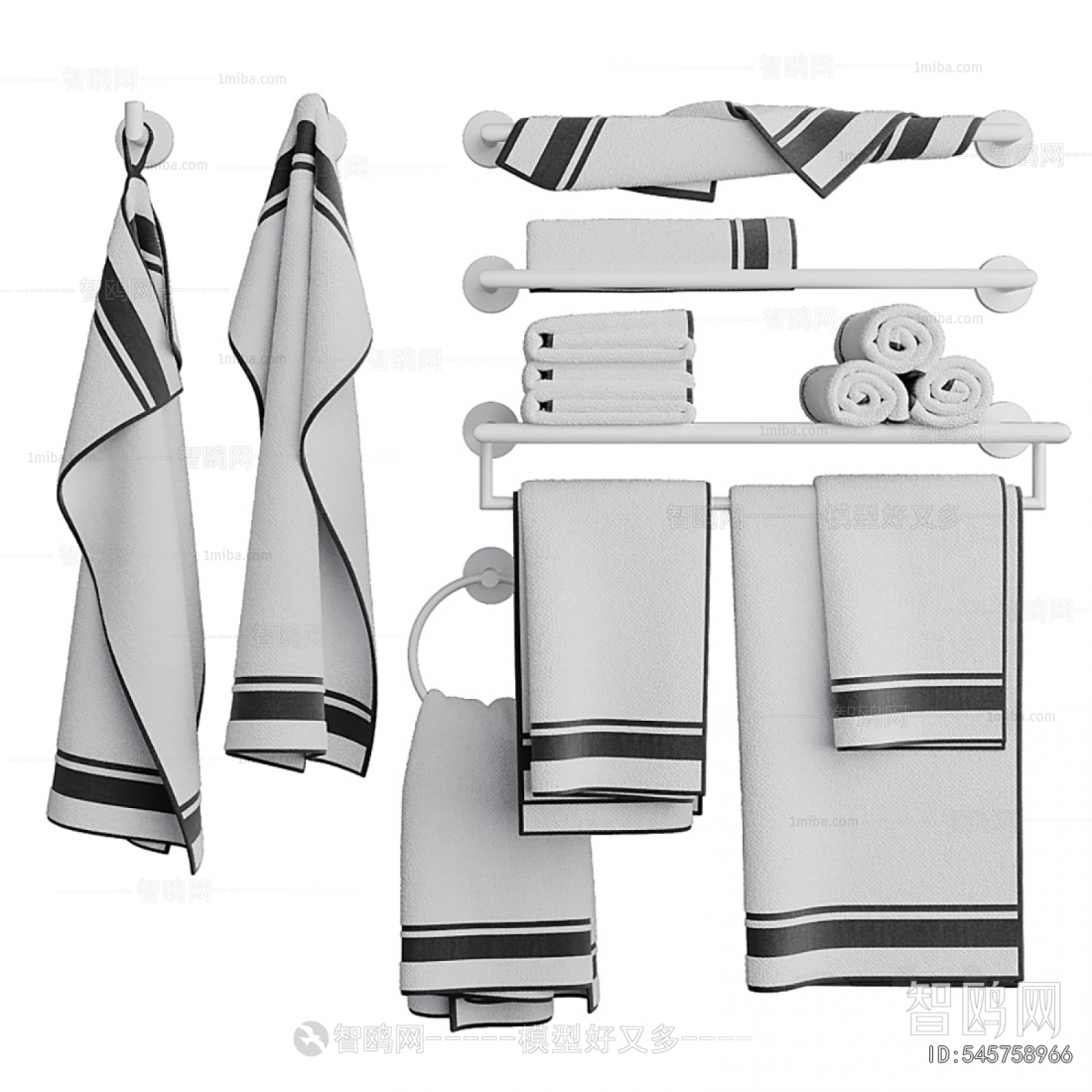 Modern Bathroom Rack