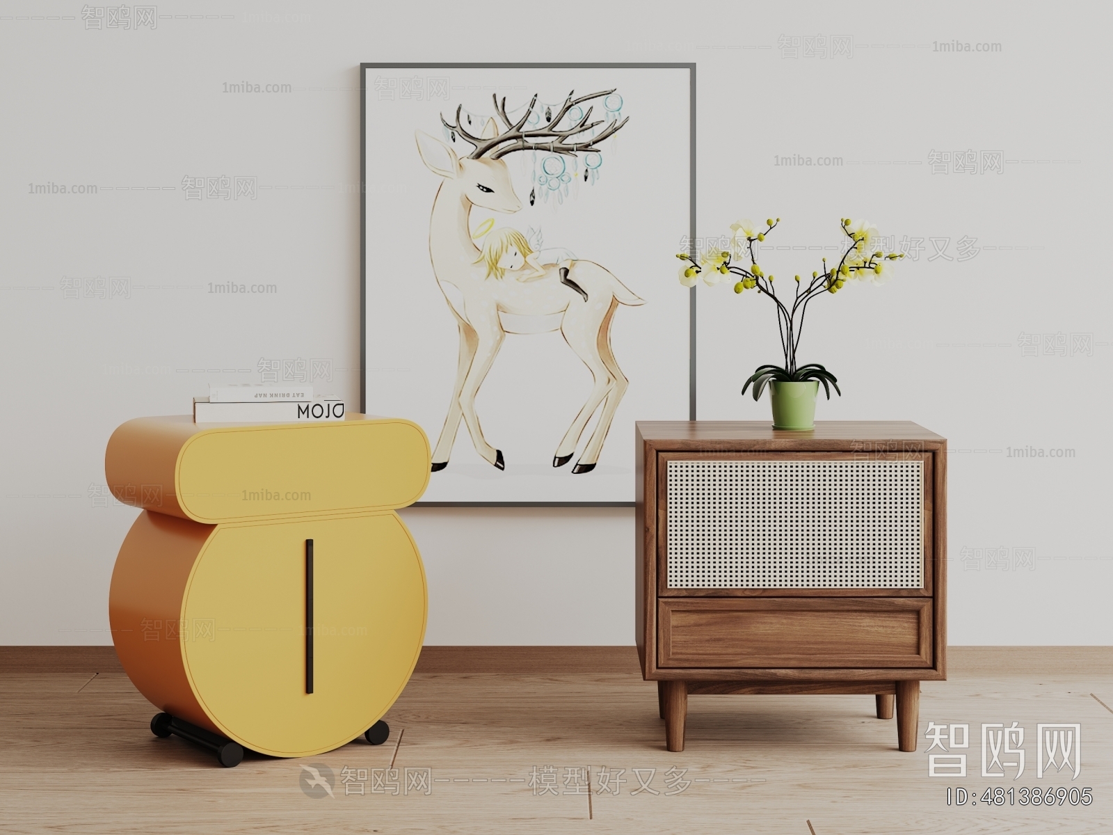 Modern Bedside Cupboard