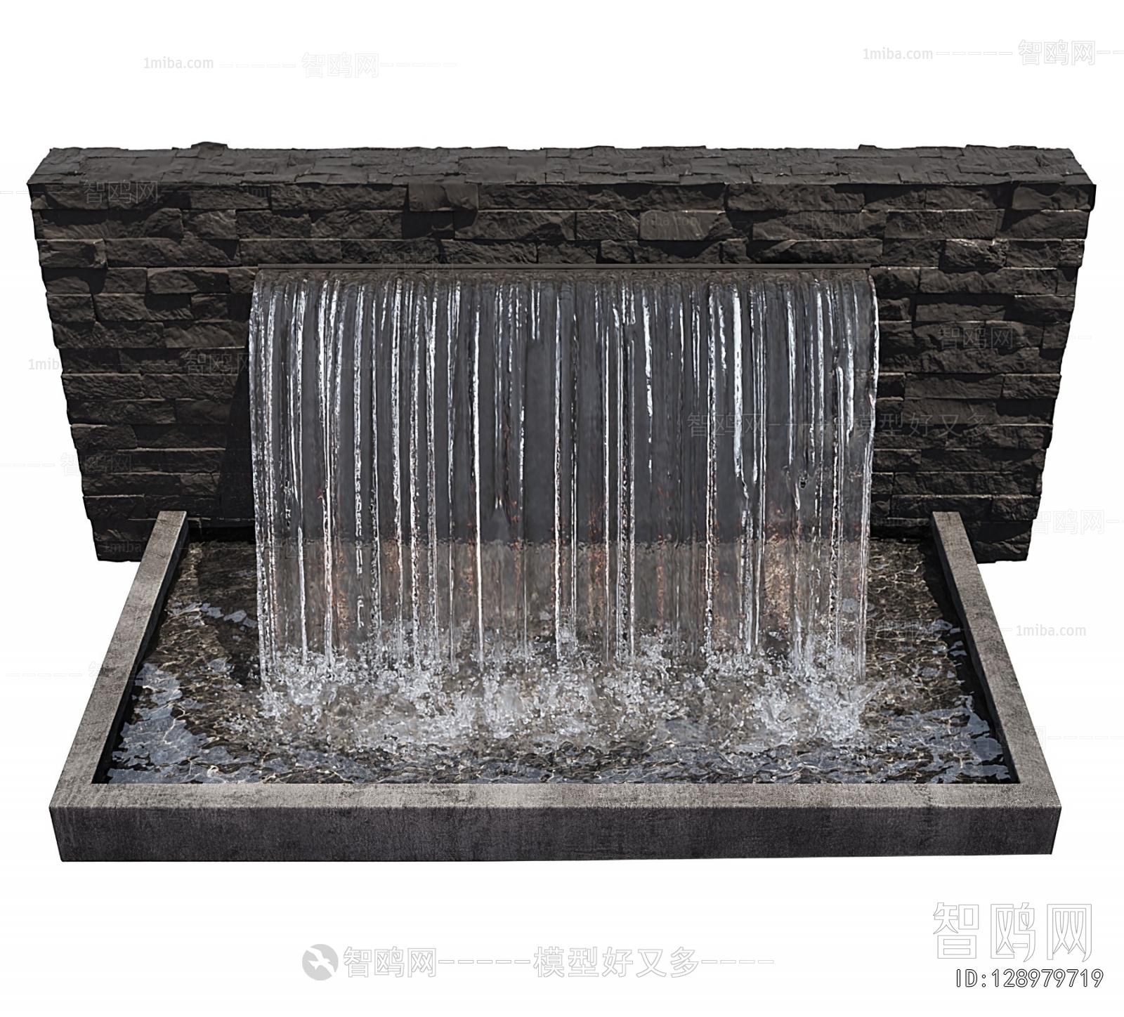 Modern Rockery Waterscape