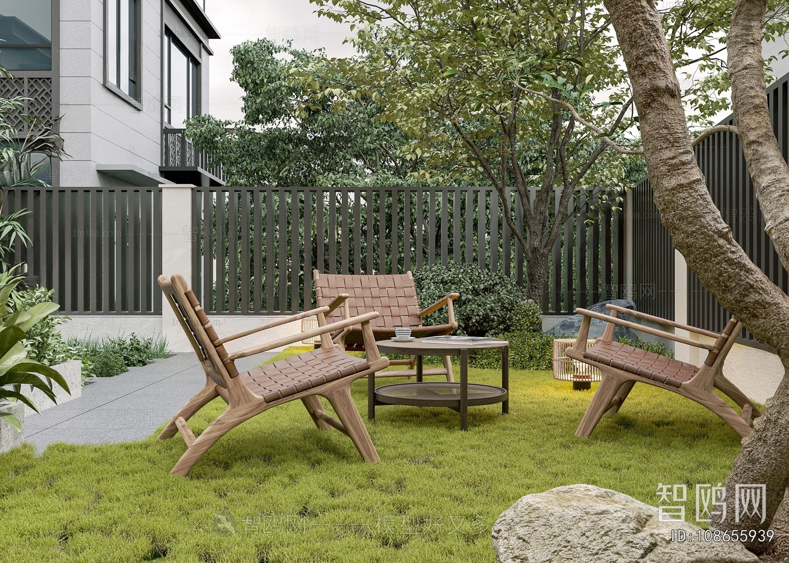 Modern Courtyard/landscape