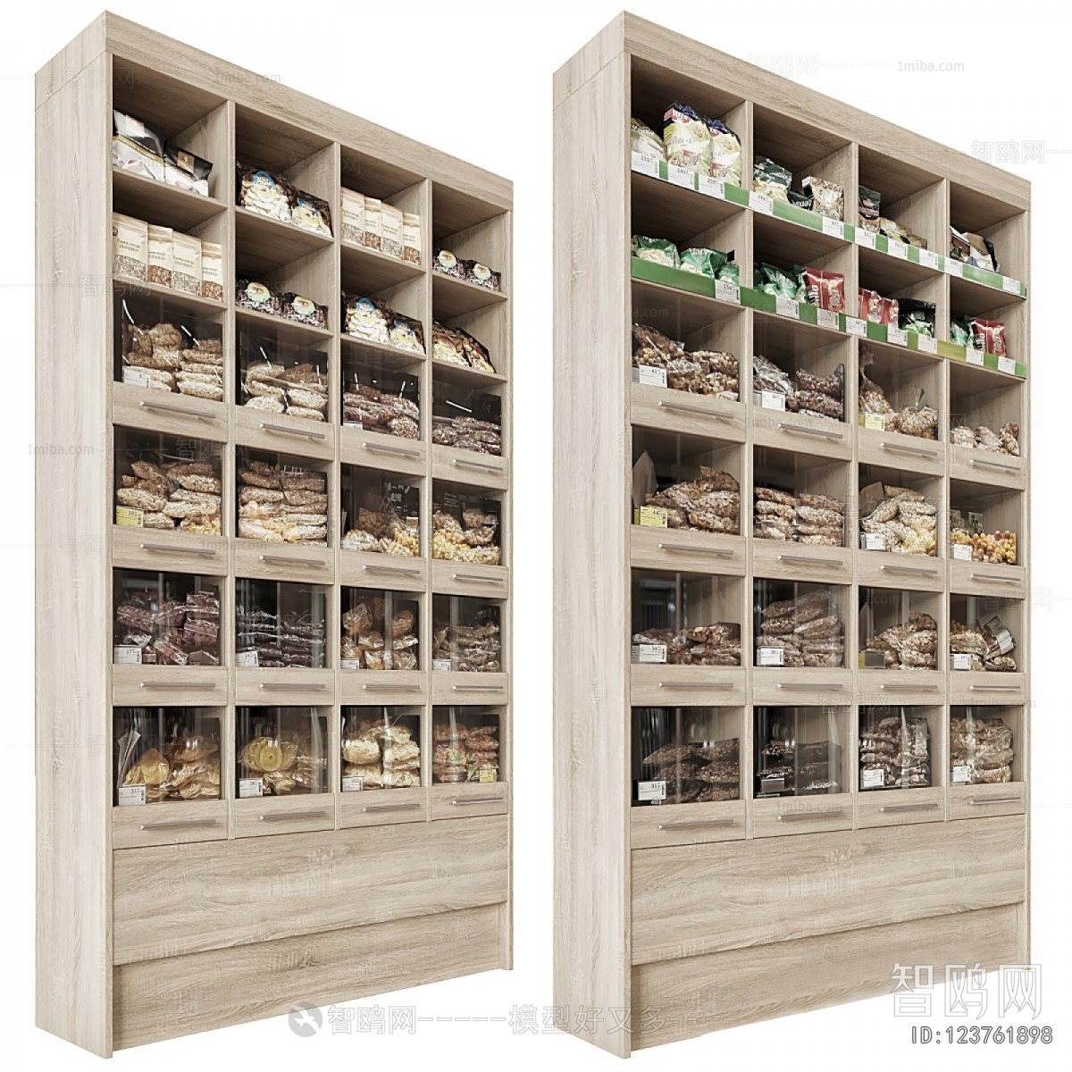 Modern Supermarket Shelf