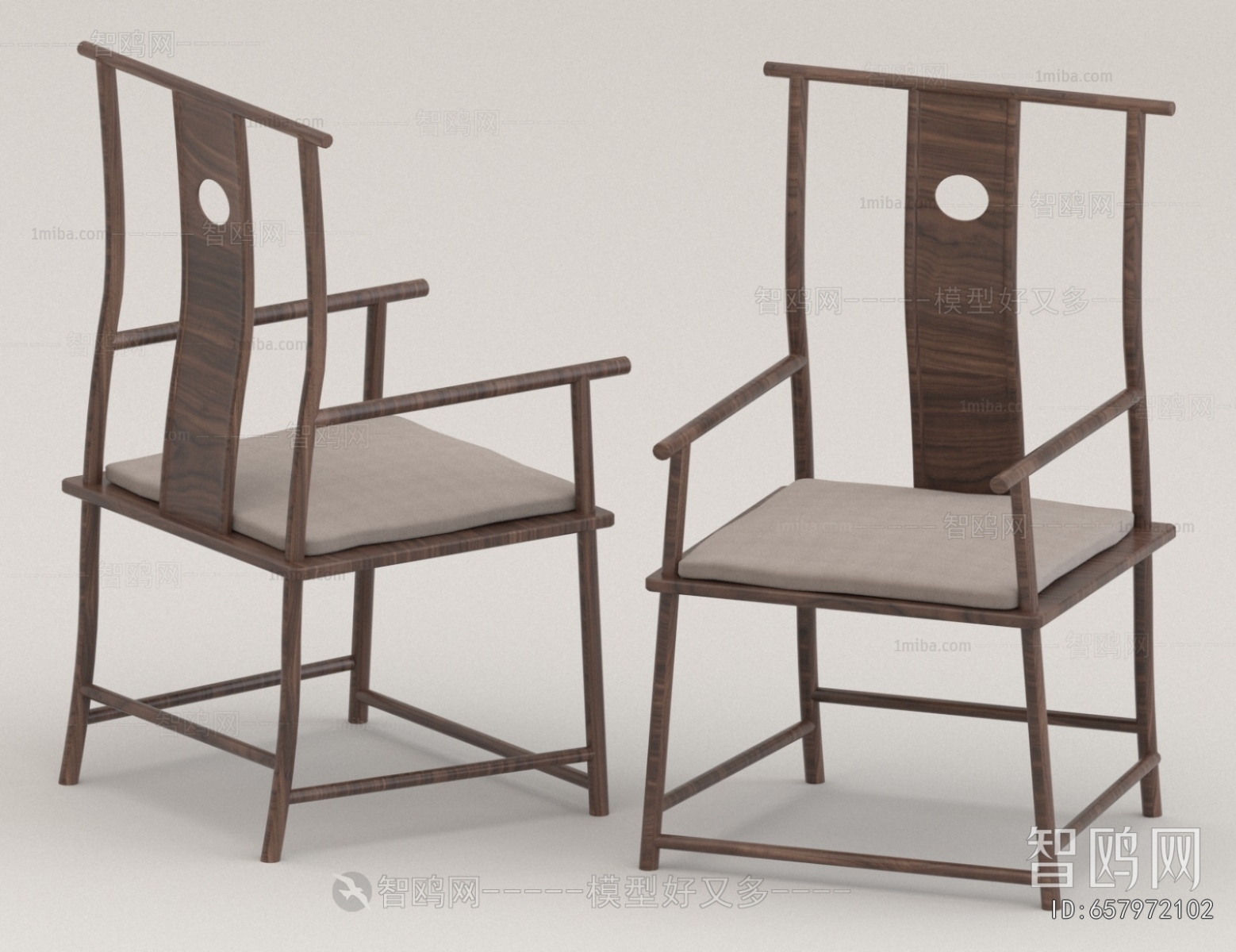 New Chinese Style Lounge Chair