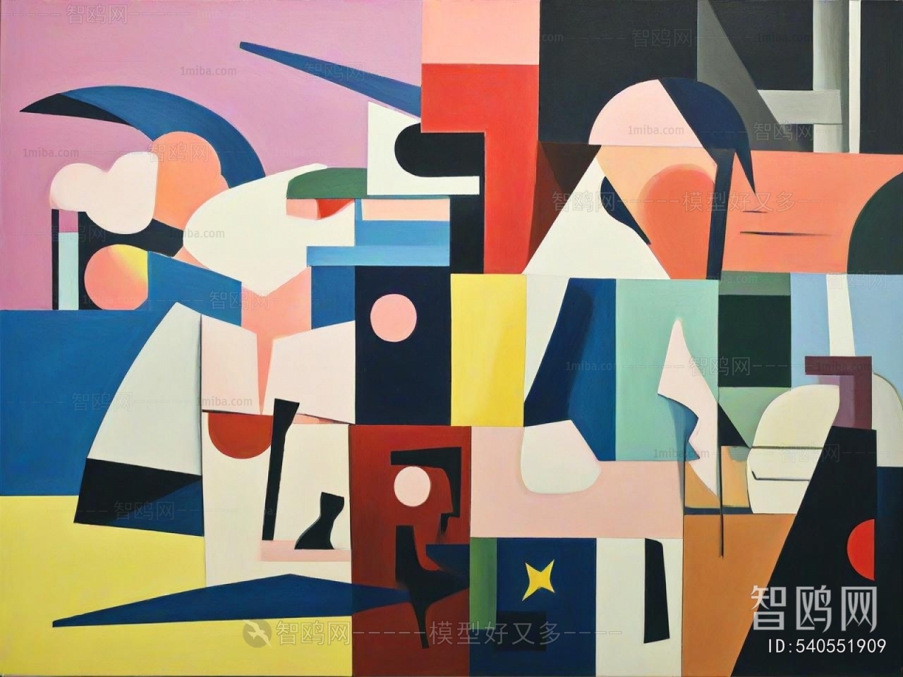 现代抽象画
