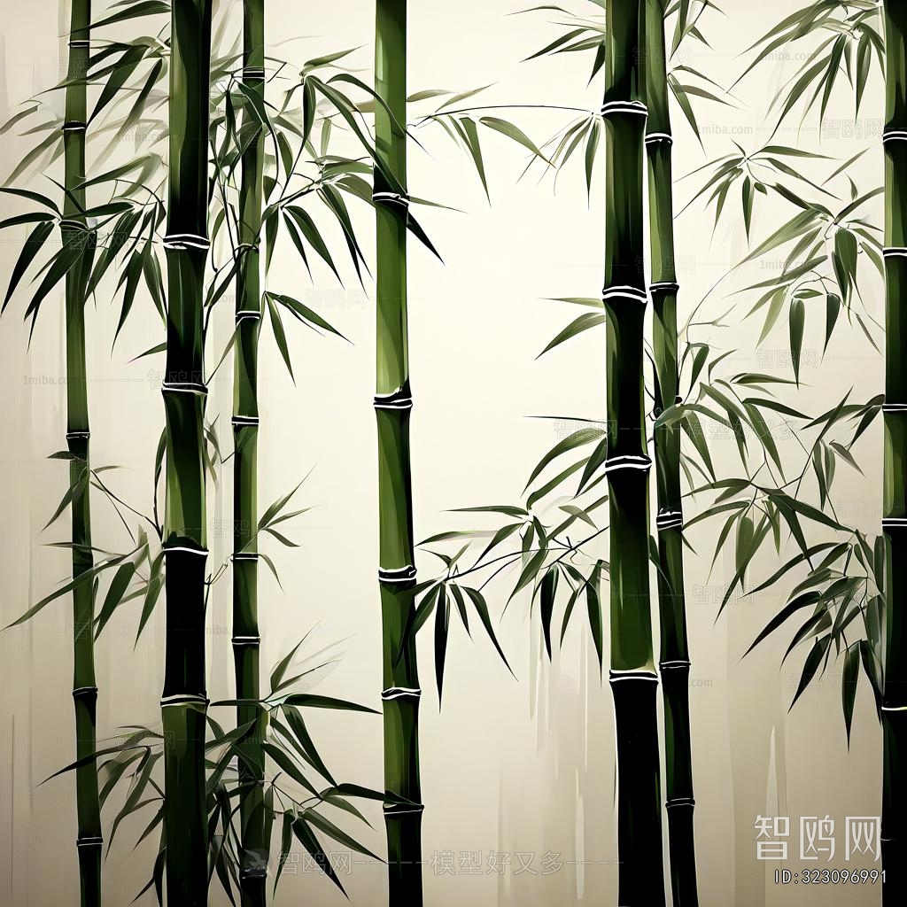 新中式竹子装饰画
