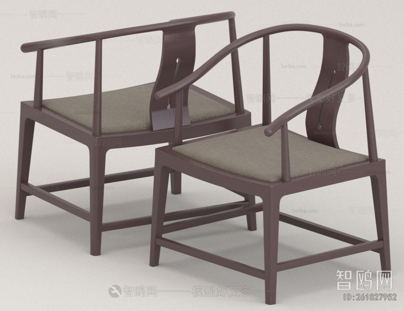 New Chinese Style Lounge Chair