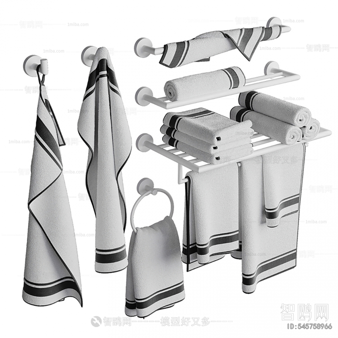 Modern Bathroom Rack