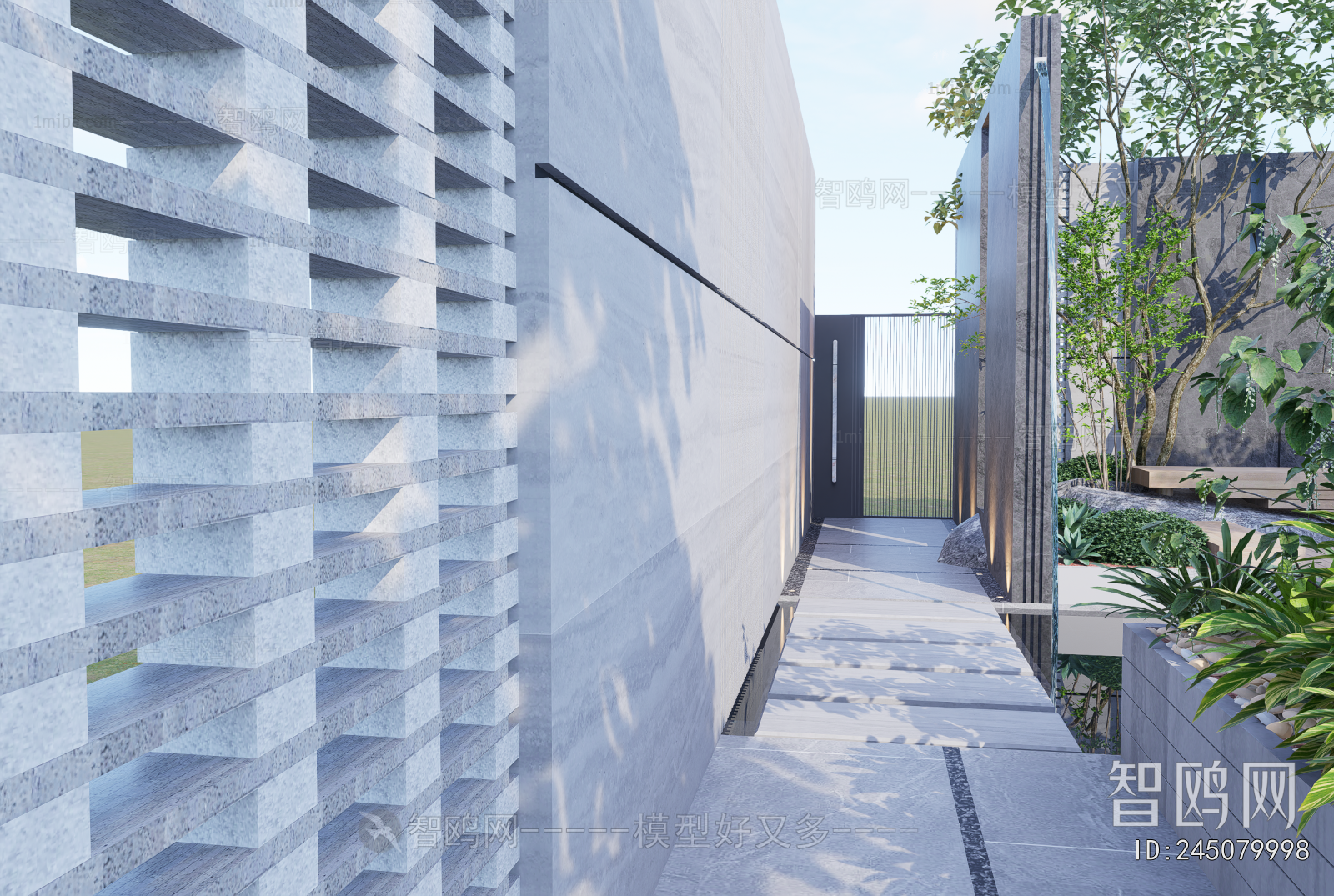 Modern Rockery Waterscape