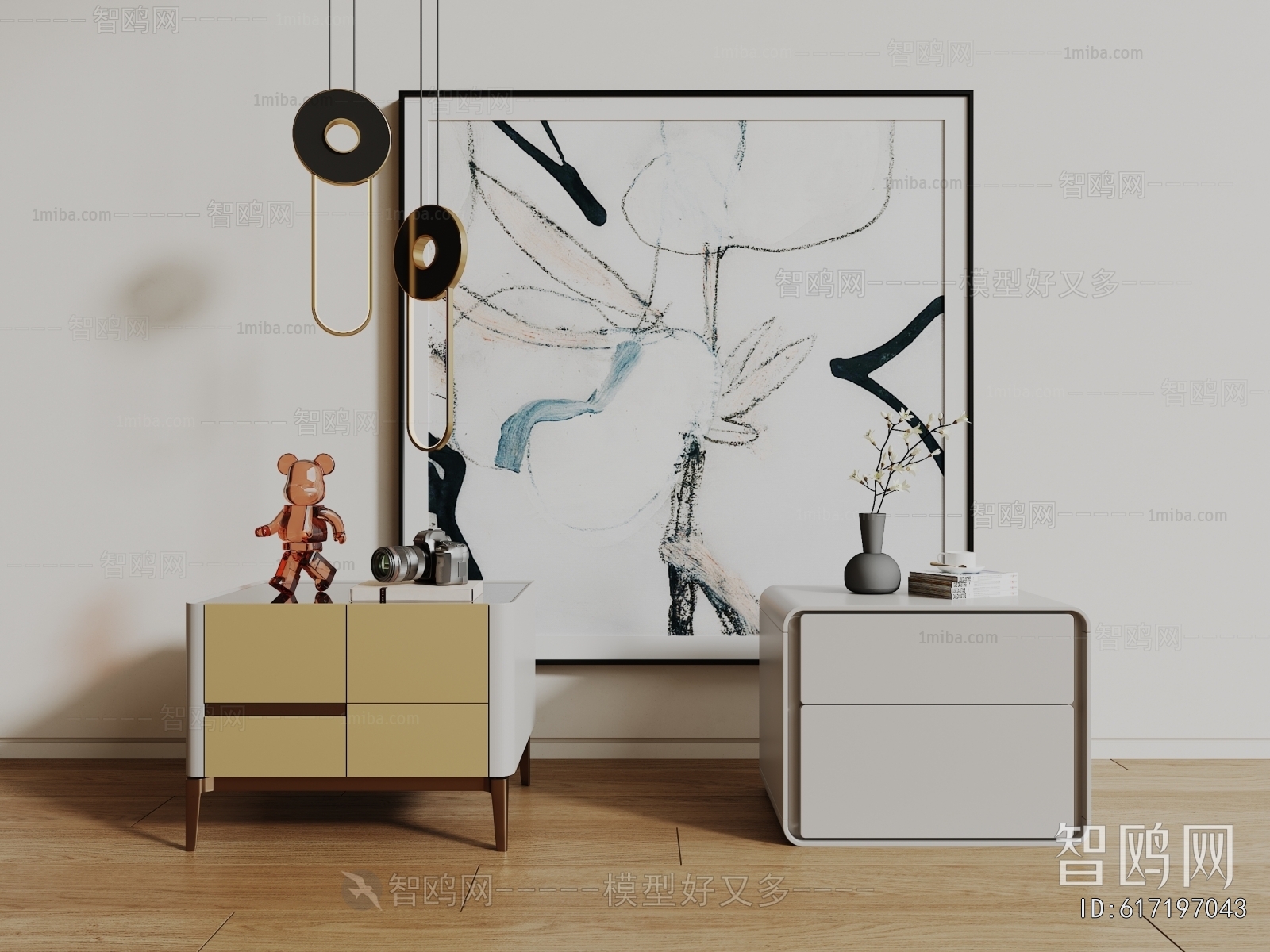 Modern Bedside Cupboard